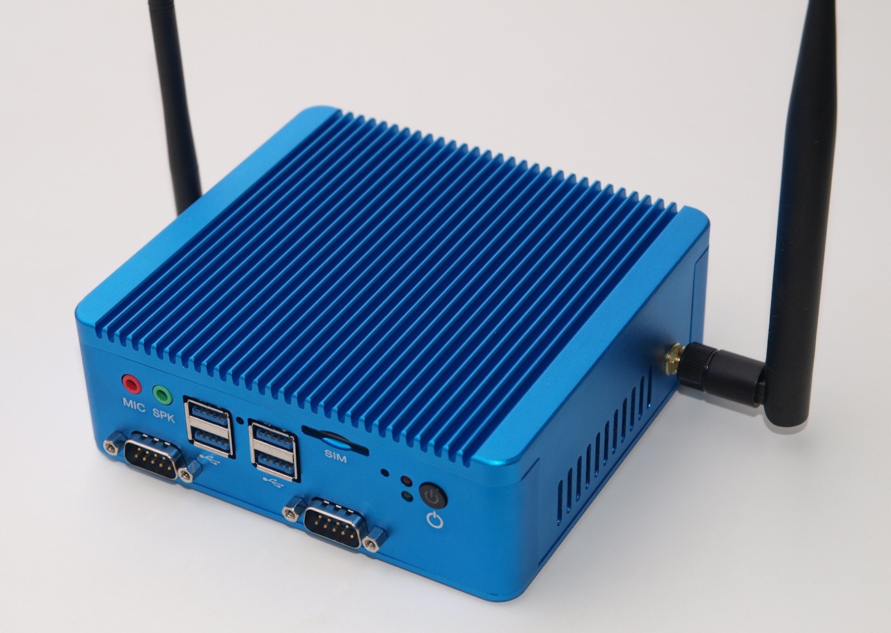 Industrial MiniPC 1 - J4125 - SIM - BLUE